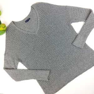 American Eagle Grey Light Weight Grey Sweater Size XL